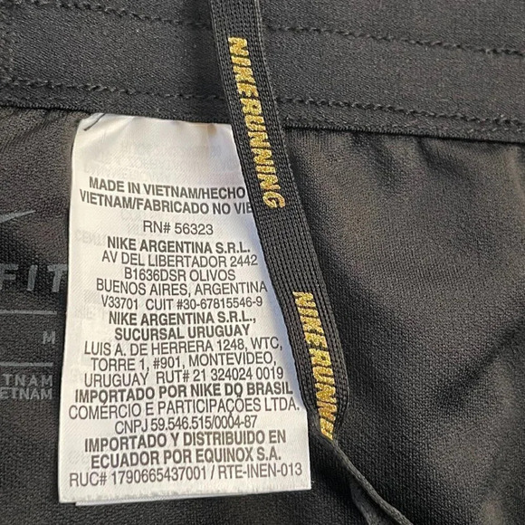 NIKE Women's Clash Tempo Luxe Lined Running Shorts Black Silver Size M - Picture 8 of 9